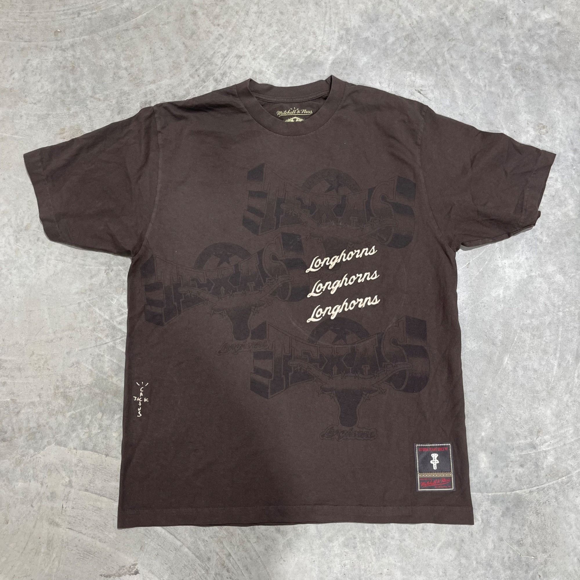 TRAVIS SCOTT CACTUS JACK x MITCHELL & NESS TEXAS LONGHORNS S