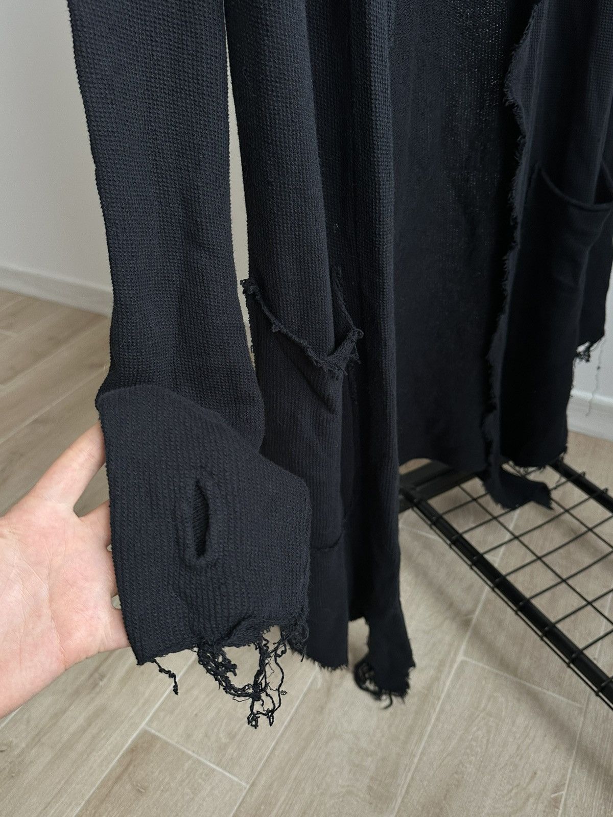 Thom Krom Thom Krom M SJ 137 Asymmetric Avant Garde Long Cardigan Size US M / EU 48-50 / 2 - 5 Thumbnail