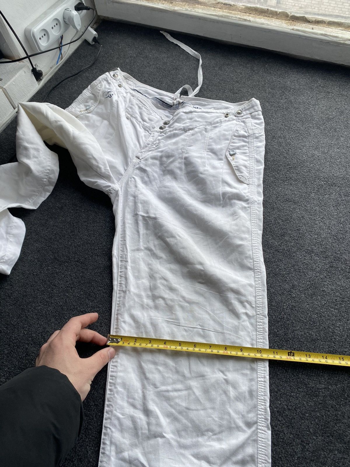 G-Star 🔥Opium Punk G Star White Relaxed women pants y2k loose 31 sz Size 32" / US 10 / IT 46 - 20 Thumbnail