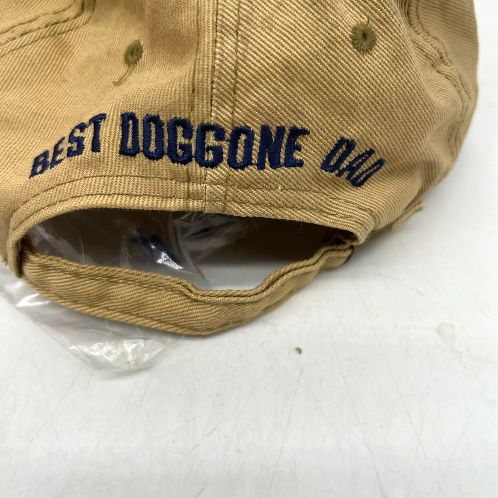Vintage VINTAGE Schuman & Sullivan Best Doggone Dad Baseball Cap Adjustable One Size Brown 80s 90s Mens Size ONE SIZE - 3 Thumbnail
