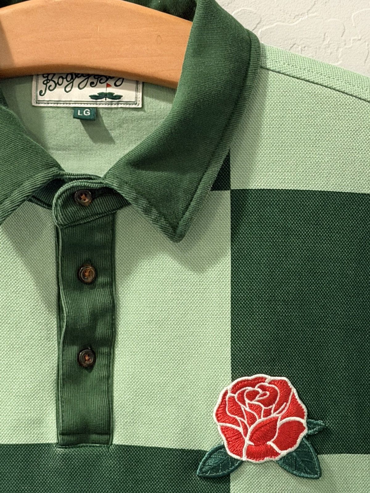 Bogey Boys Bogey Boys Checkered Pique 70s Inspired Golf Polo Large Size US L / EU 52-54 / 3 - 2 Thumbnail