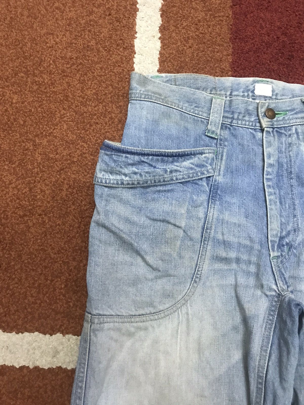 Japanese Brand GO HEMP Japan Archival Gardener Jeans Size US 29 - 3 Thumbnail