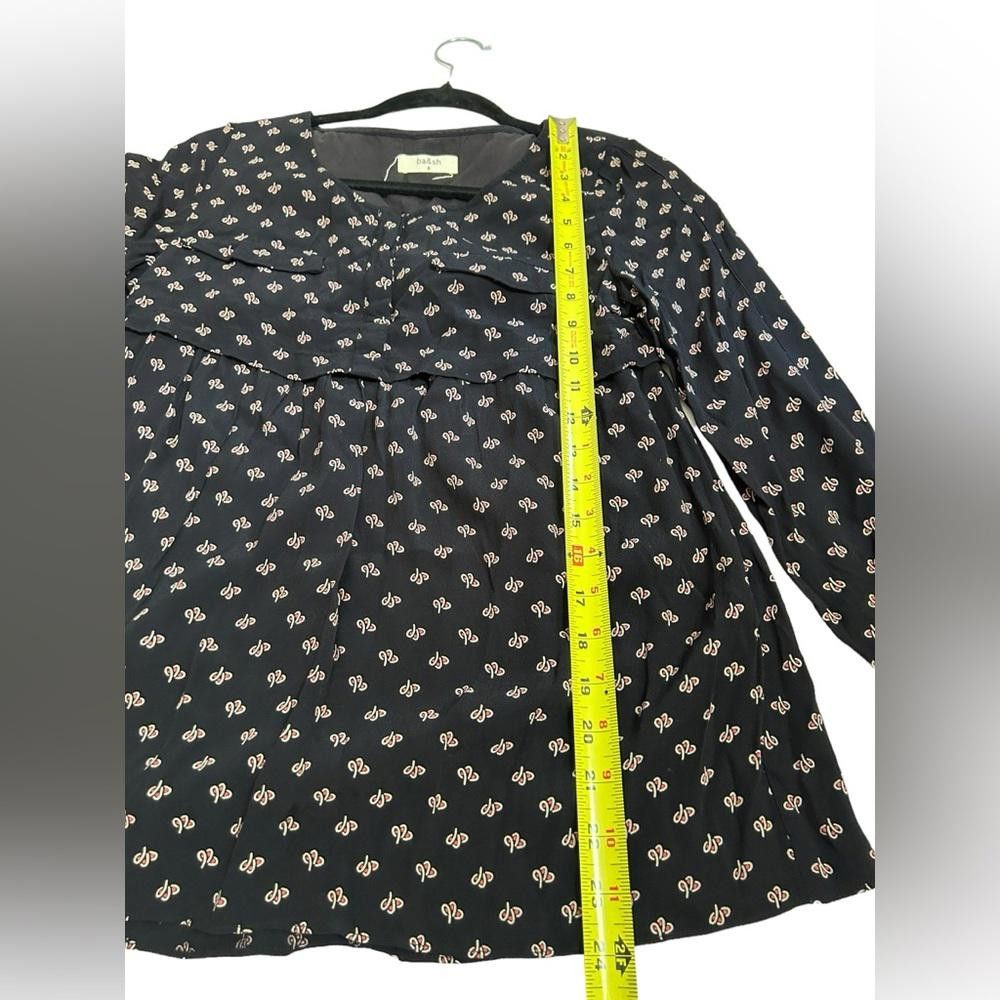 Wilkes Bashford ba&sh l Black Tewis Blouse Size 0 Size XS / US 0-2 / IT 36-38 - 4 Thumbnail