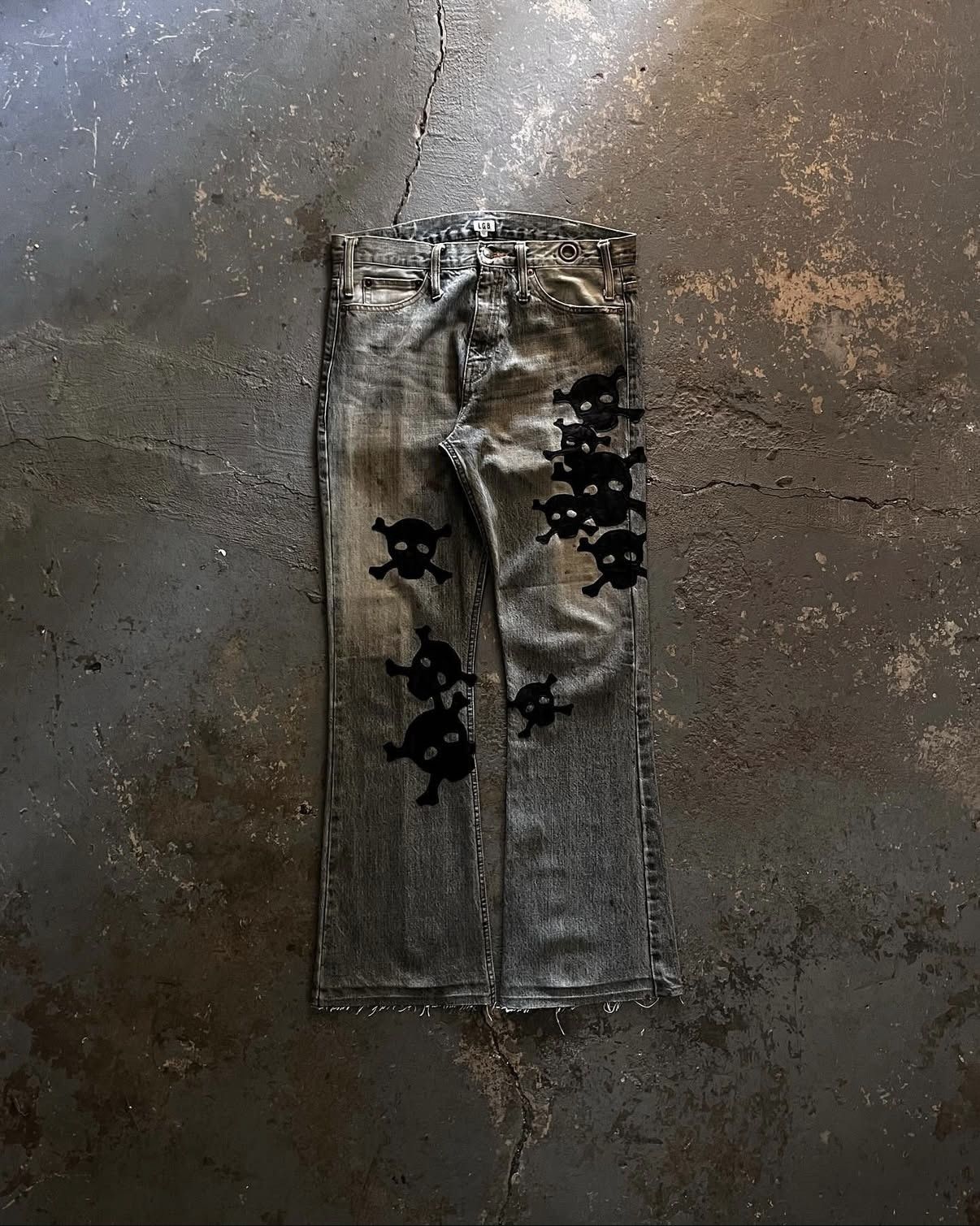 lgb denim pants 専用 Le Grande Bleu (L.G.B.) L.G.B Waxed patch work denim | Grailed