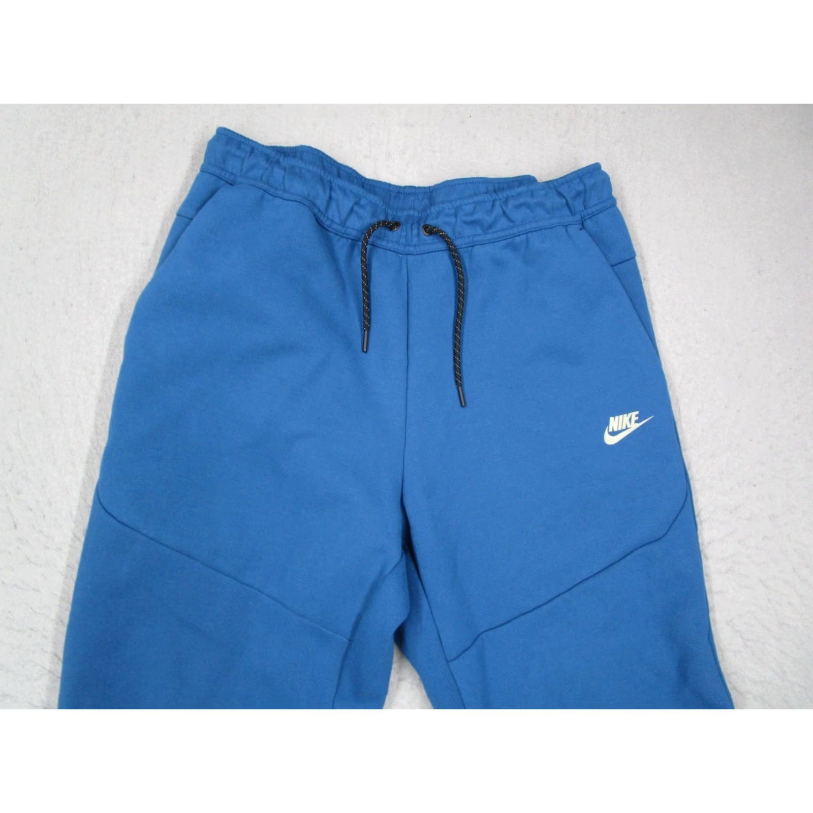 Nike Nike Joggers Mens Large Blue Tech Fleece Tapered Sweatpants Active Casual 30x28 Athletic Style Sportswear Size US 33 - 2 Thumbnail