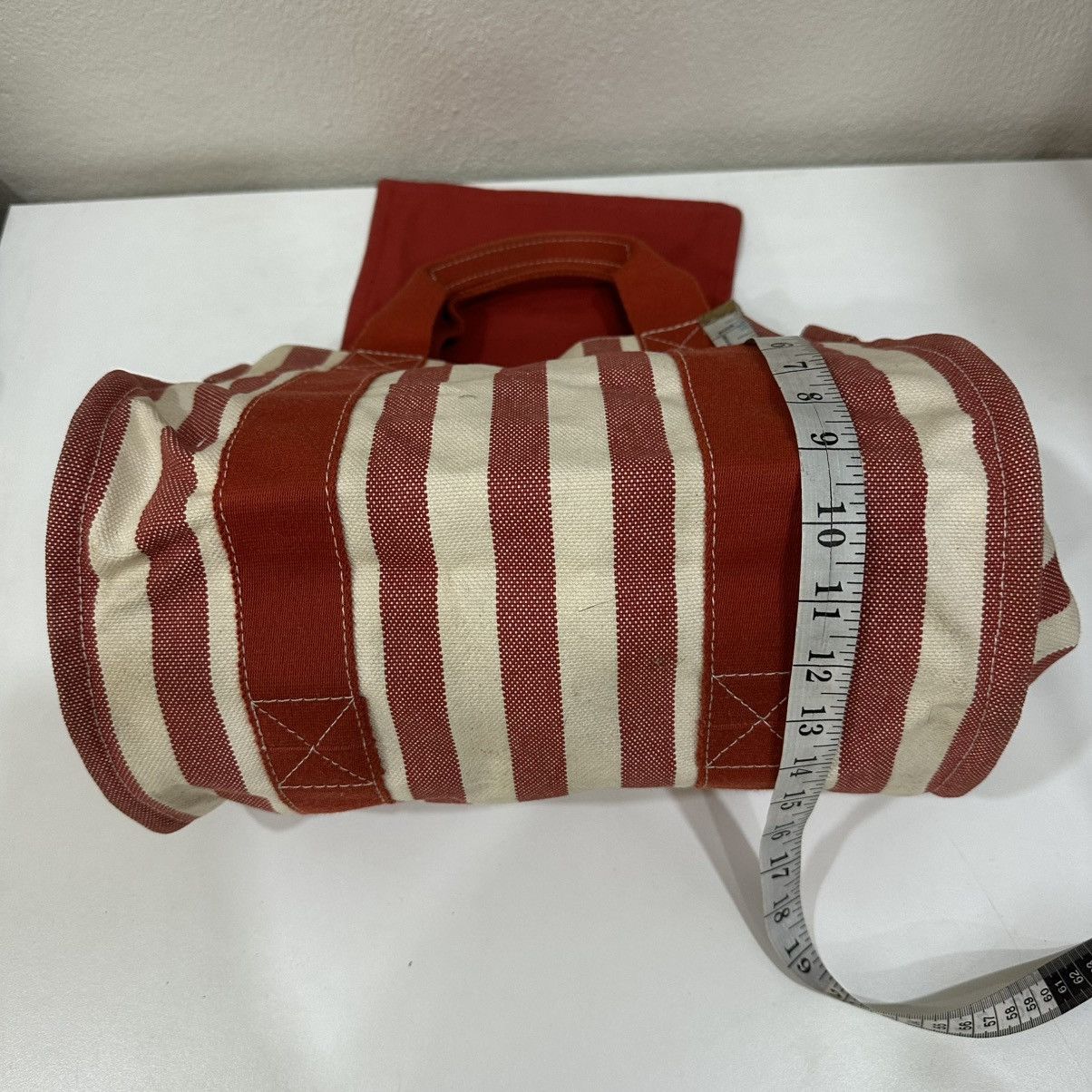 Hermes ‼️LASTDROP‼️ HERMES CANNES PM STRIPED CANVAS TOTE BAG Size ONE SIZE - 7 Thumbnail