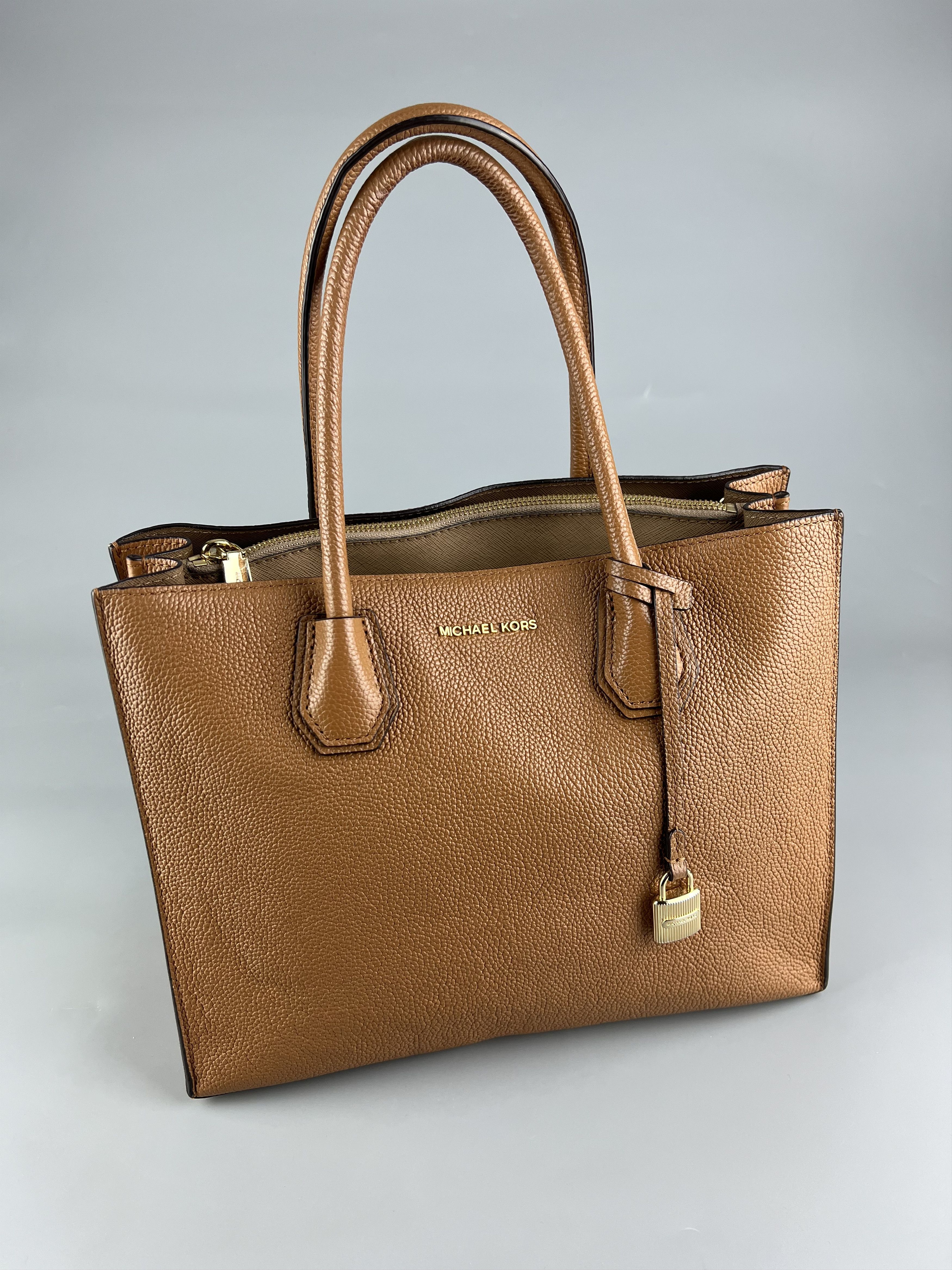 Michael Kors Brown Leather Shoulder Bag Handbag