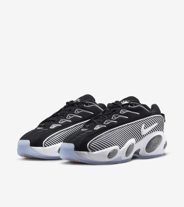 image of Drake x Nike Nocta Glide Black And White Zoom Flight 95S Shoes in Black/White, Women's