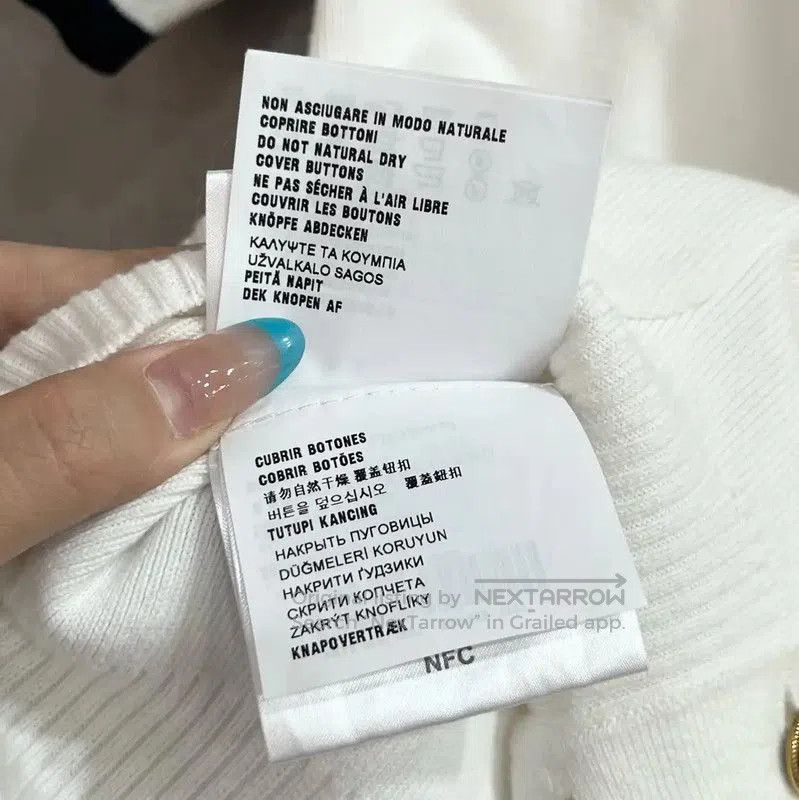 Miu Miu Miu Miu White Cotton Short-Sleeve Sweater . Size S / US 4 / IT 40 - 7 Thumbnail