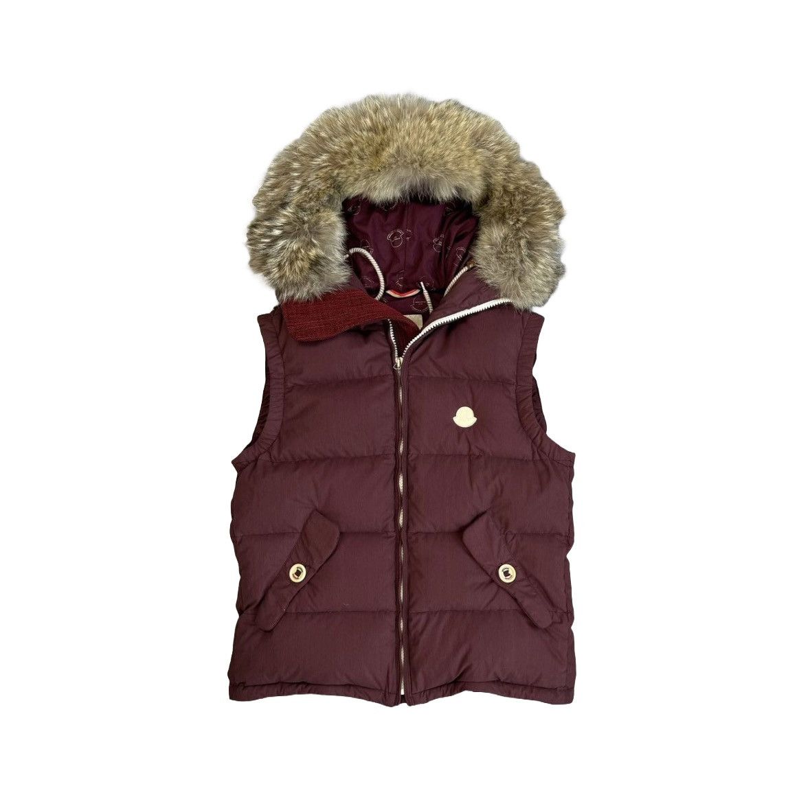 *GRAIL* VISVIM x MONCLER AW11 V BAYAN VEST WITH COYOTE FUR
