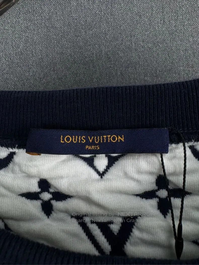 Louis Vuitton LOUIS VUITTON Monogram Knit Sweatshirt. Size US XXL / EU 58 / 5 - 4 Thumbnail