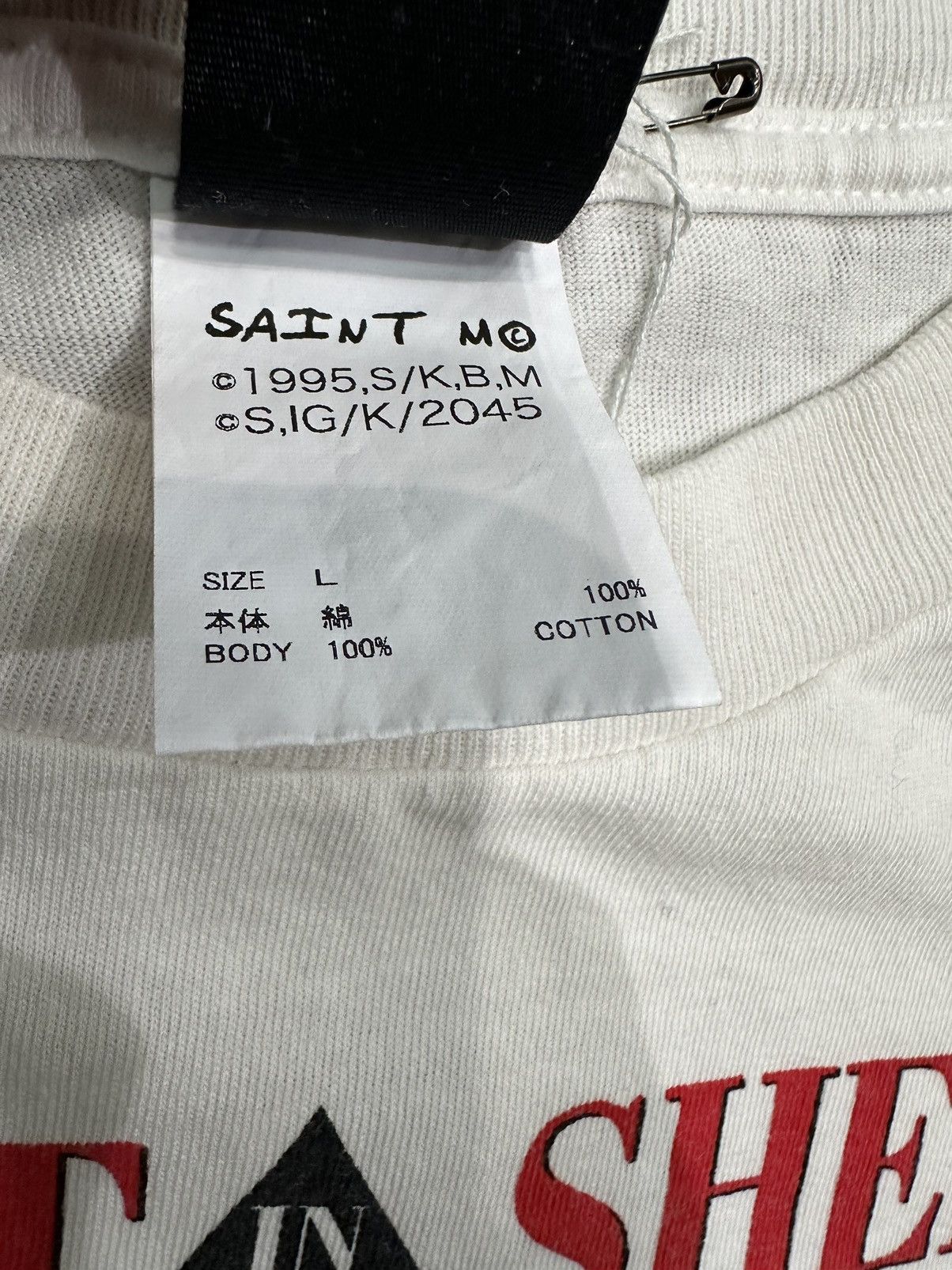 Saint Michael SAINT Mxxxxxx - Ghost In The Shell Tee White Size US L / EU 52-54 / 3 - 3 Thumbnail