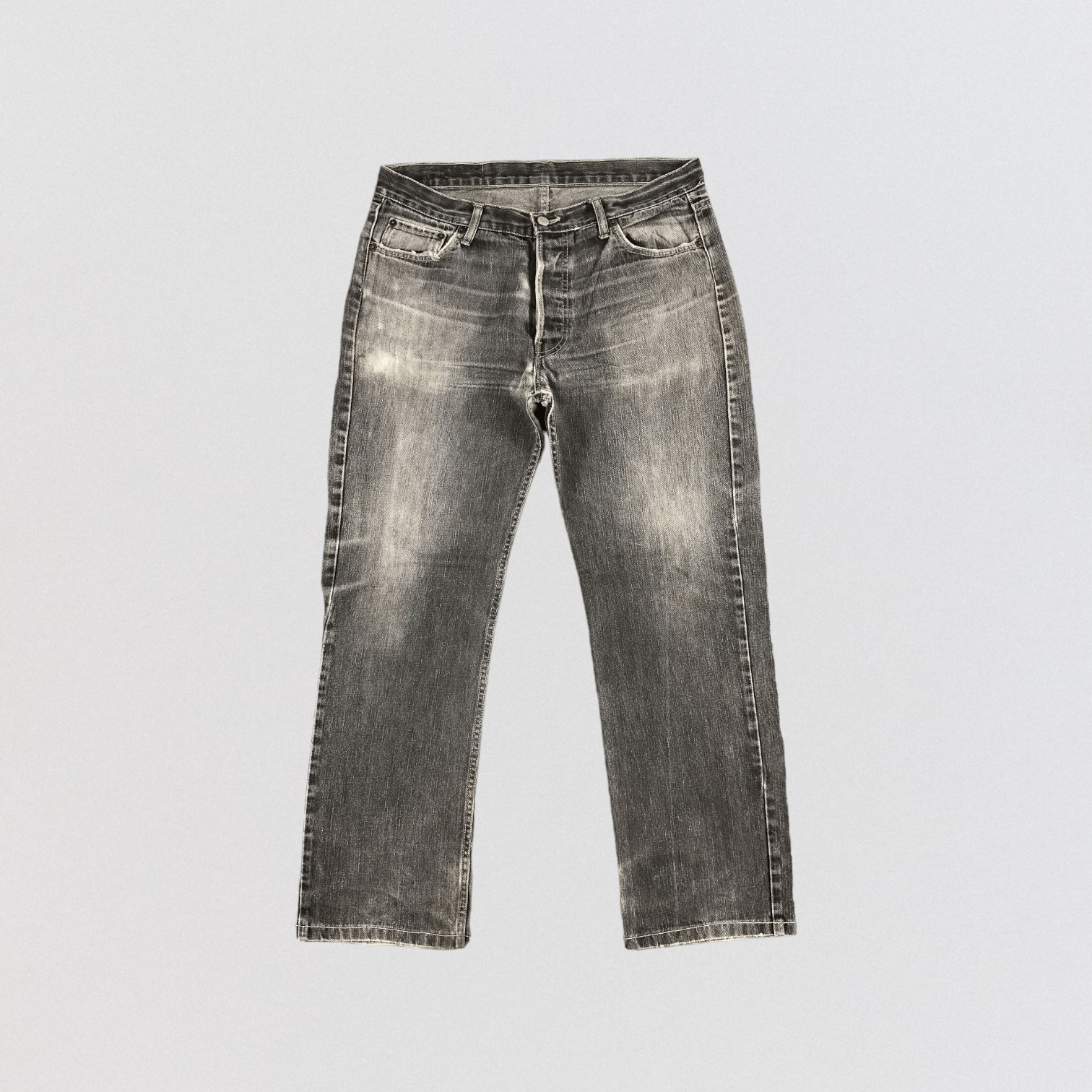 Levi's Vintage Distress Levis 501 Jeans-JM1501 Size US 35 - 1 Thumbnail