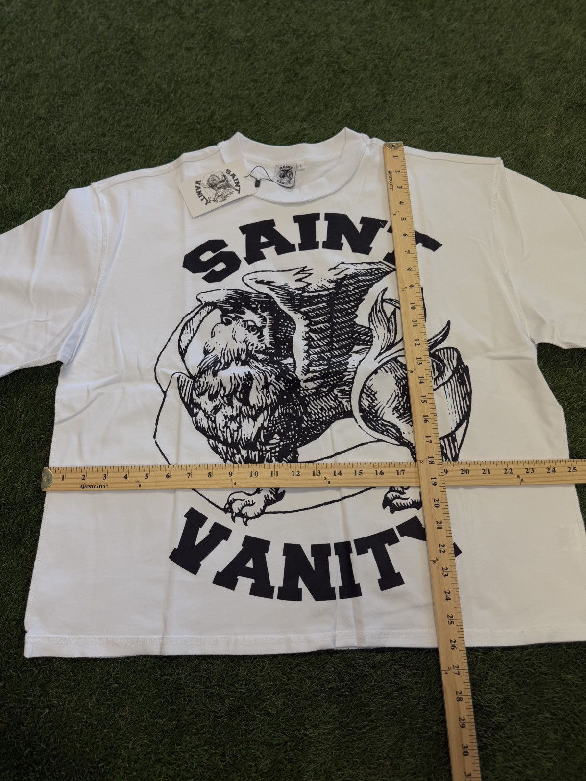 Saint Vanity Saint Vanity White Griffins Tee Shirt Size Large (NEW) Size US L / EU 52-54 / 3 - 7 Thumbnail