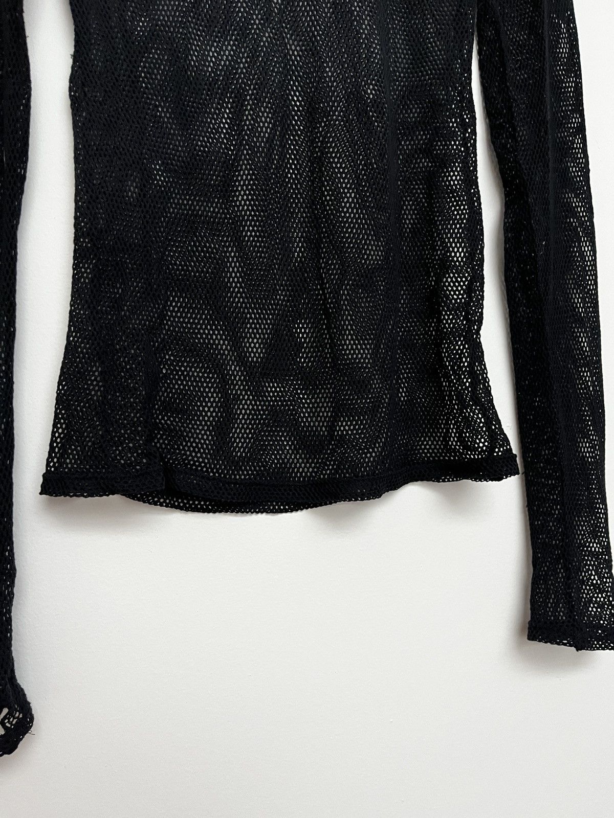 Vintage Vintage 90s Skull Mesh Long Sleeve Shirt (unisex) Size US M / EU 48-50 / 2 - 17 Thumbnail