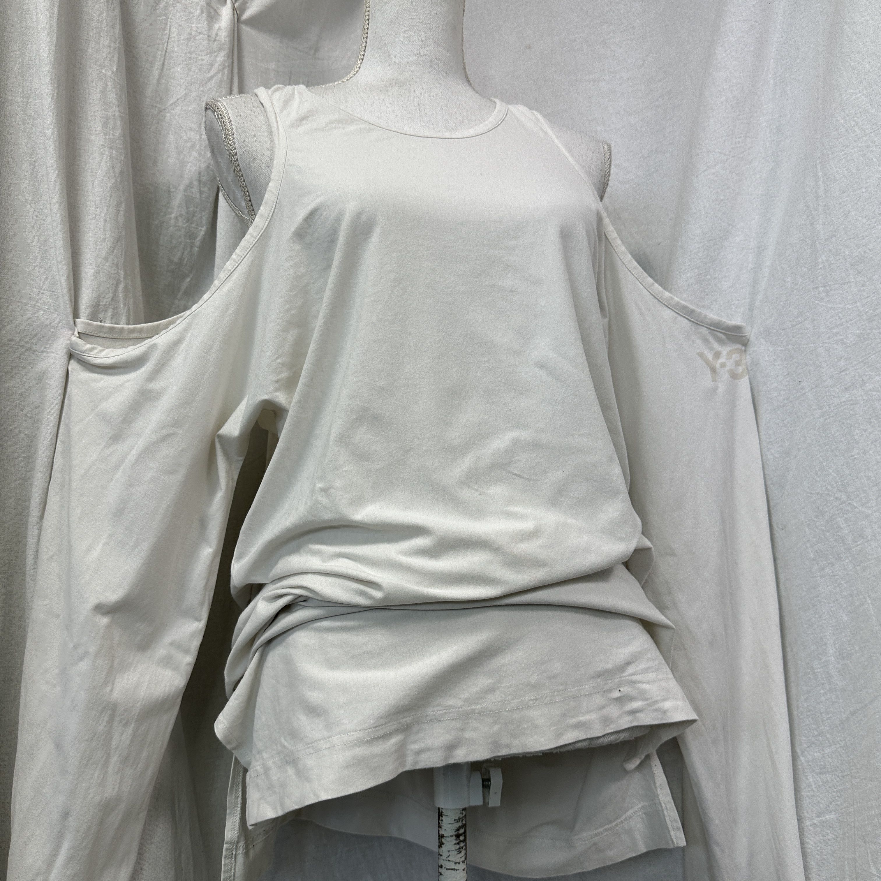 Yohji Yamamoto Vintage Adidas x Yohji Yamamoto Y3 Bare Shoulders Top Y2K Size M / US 6-8 / IT 42-44 - 7 Thumbnail