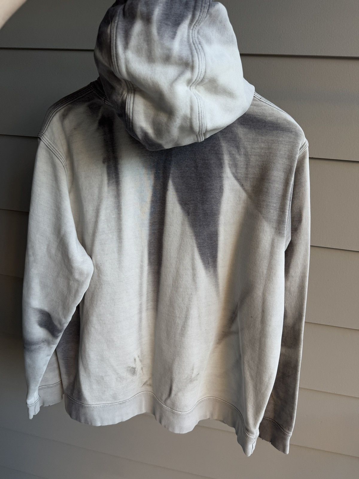 Vintage Thrashed Sun Faded Nike Hoodie Distressed Band Erd grunge Size US XL / EU 56 / 4 - 3 Thumbnail