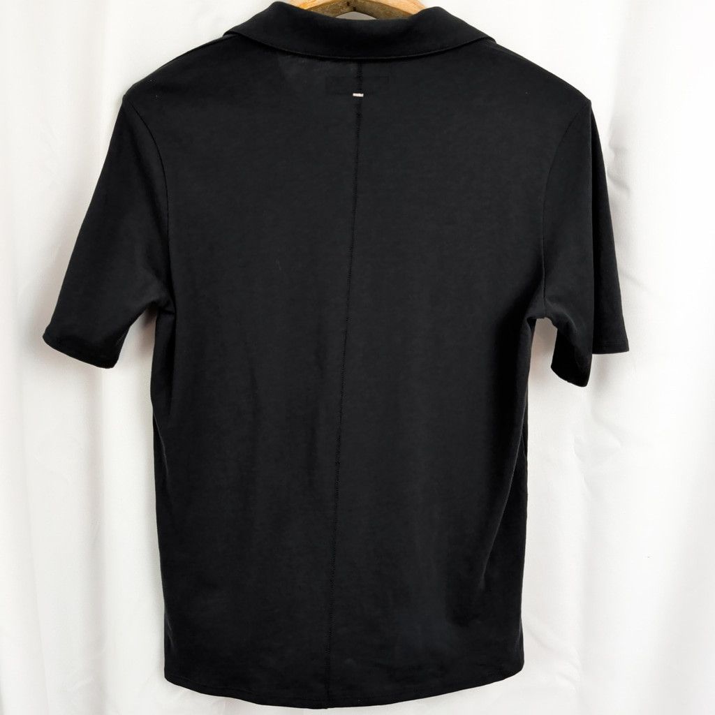 Rag & Bone Rag & Bone Johnny Slub Black Polo Large Size US L / EU 52-54 / 3 - 7 Thumbnail
