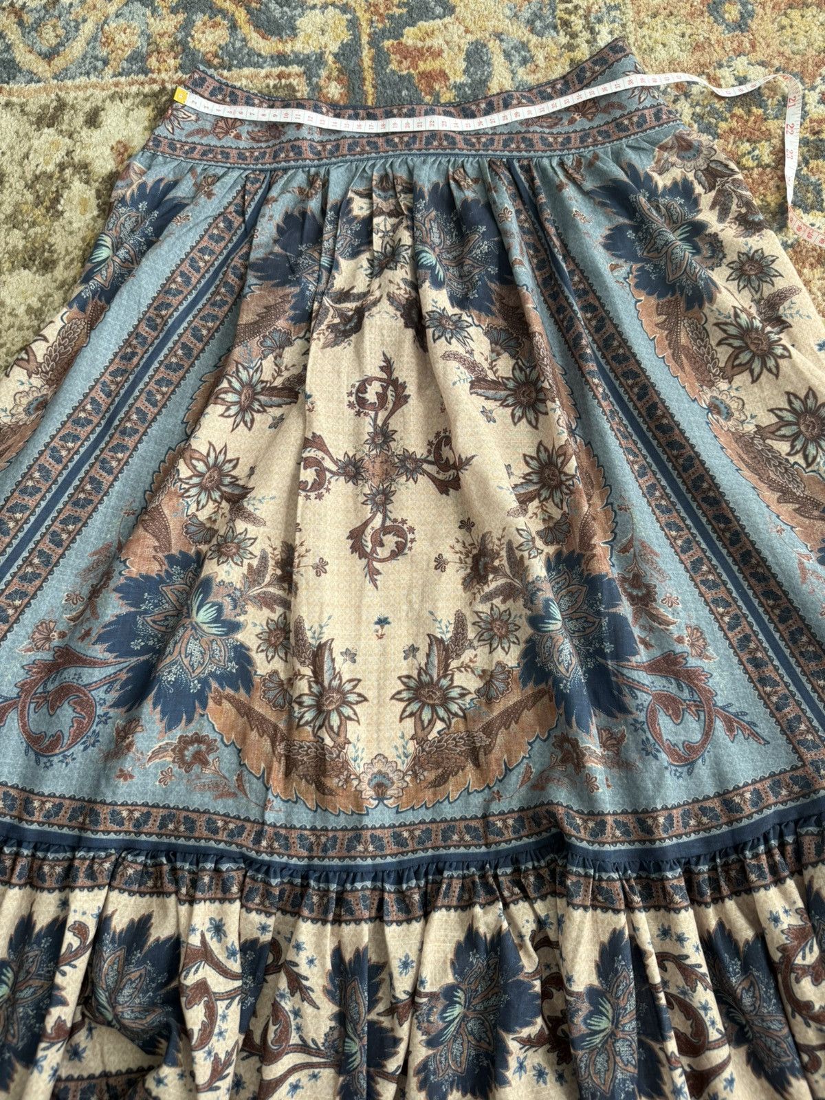 Zimmermann Zimmermann Ascension tiered midi Skirt | Button-Up Blouse Size L / US 10 / IT 46 - 8 Thumbnail