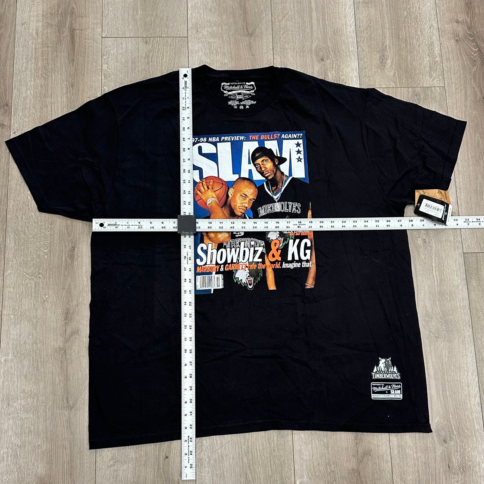 Mitchell & Ness × NBA Mitchell & Ness NBA SLAM Tee Kevin Garnett Stephon Marbury Size US XXL / EU 58 / 5 - 7 Thumbnail
