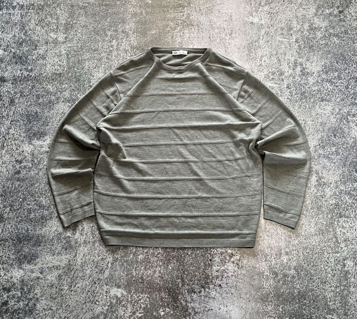 Loro Piana Loro Piana Cotton Knit Sweater Green Size 48 Size US M / EU 48-50 / 2 - 1 Thumbnail