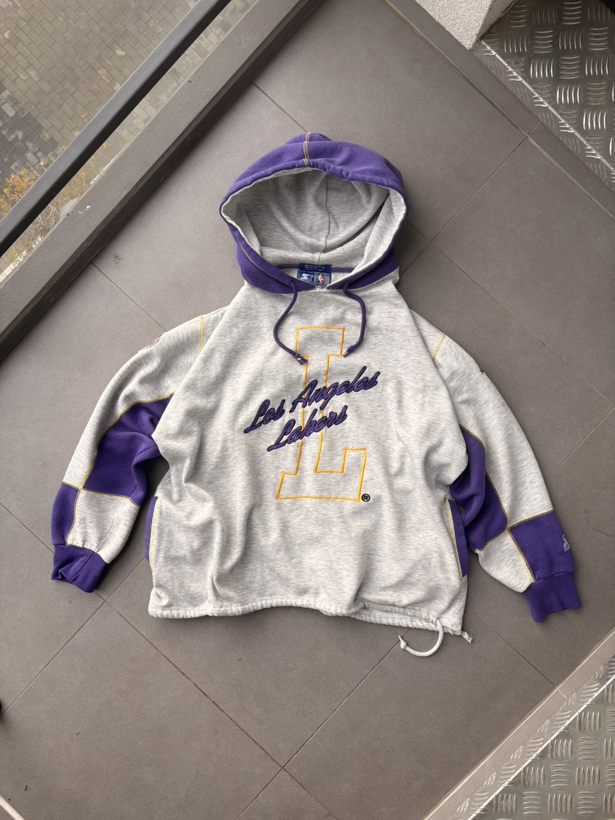 NBA Vintage hoodie LA Lakers Starter 90’s Made in Korea Size US XL / EU 56 / 4 - 1 Thumbnail