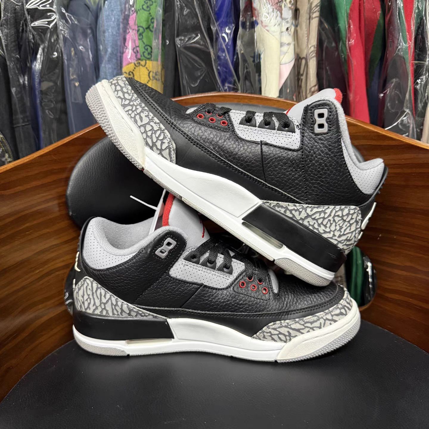 Jordan Brand Air Jordan 3 Basketball Shoes K15 Size US 7.5 / EU 40-41 - 7 Thumbnail
