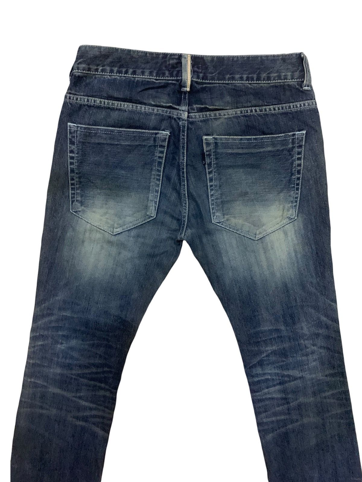 If Six Was Nine × Japanese Brand × Le Grande Bleu (L.G.B.) Vintage Japanese Eight By Distress Jeans Size US 29 - 8 Thumbnail