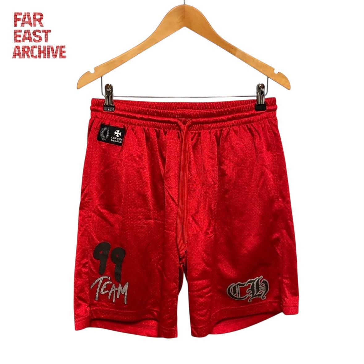 Chrome Hearts Mattyboy Mesh Shorts RED Size US 34 / EU 50 - 1 Thumbnail