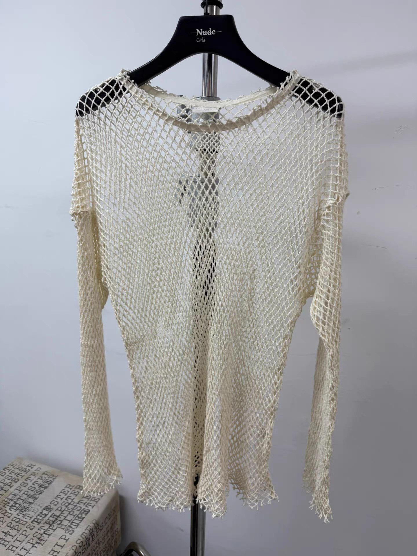 Other Dries van noten Sheer Mesh Ivory Base Layer K20 Size US S / EU 44-46 / 1 - 1 Thumbnail