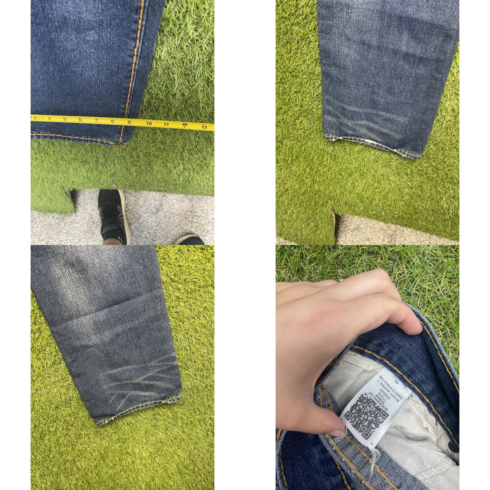 True Religion True Religion Jeans Men 40 Ricky Relaxed Straight Denim Big T Flap Pockets USA 2000s Grunge Size US 40 / EU 56 - 8 Thumbnail