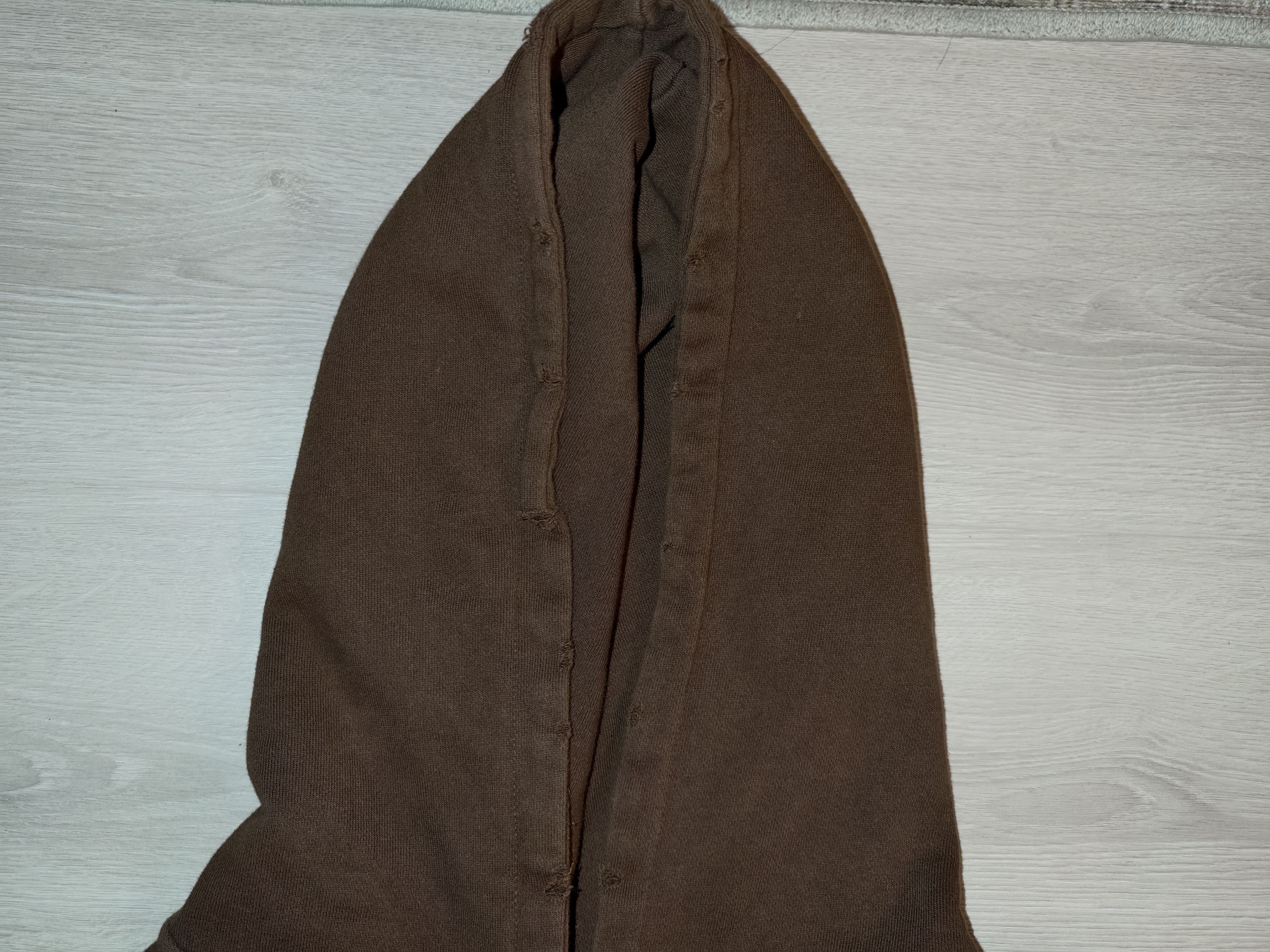 Profound Aesthetic Profound Check Sleeve Hoodie In Brown Size US L / EU 52-54 / 3 - 4 Thumbnail
