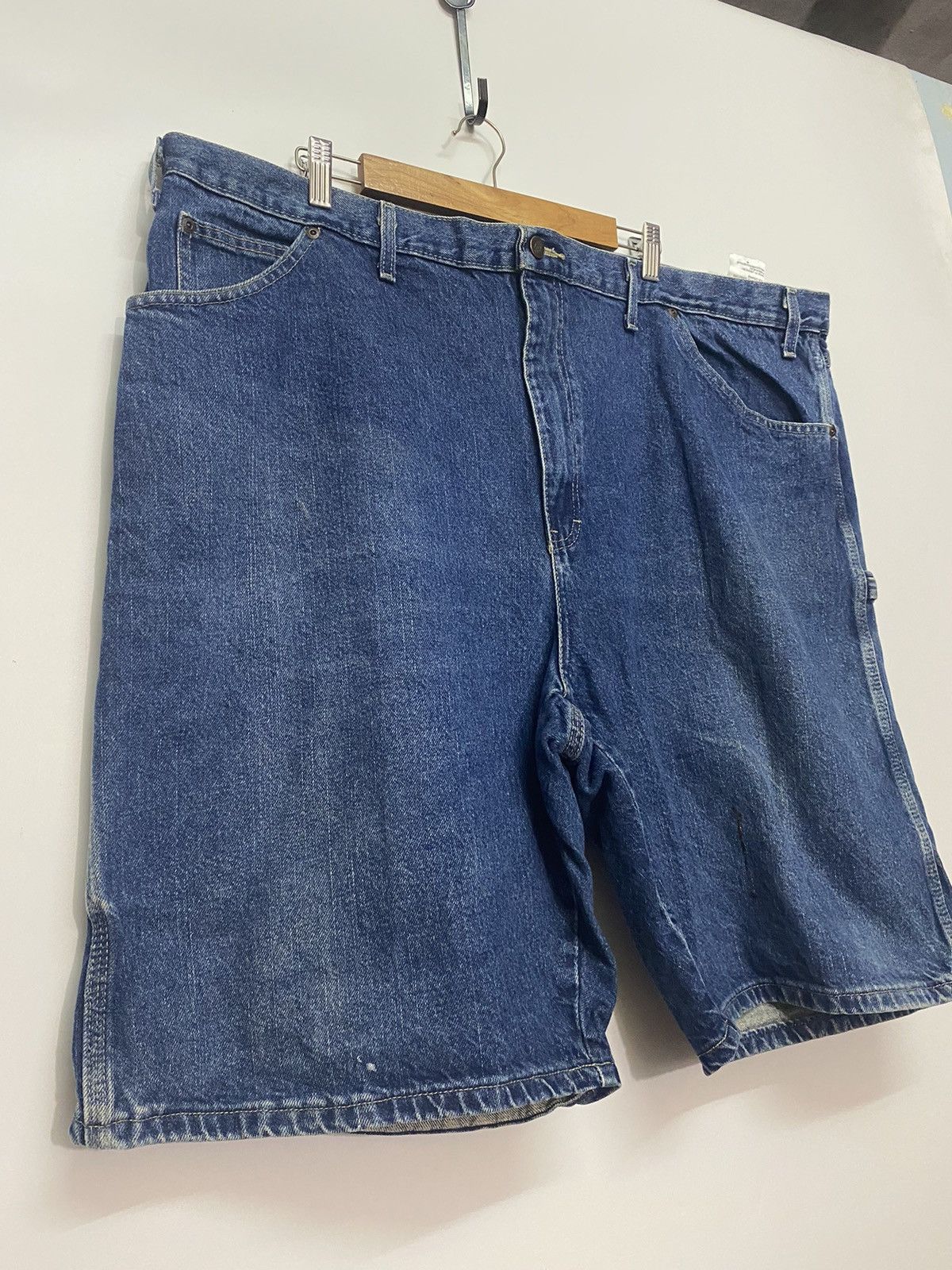 Dickies VINTAGE Dickies Shorts Denim Jeans Carpenter Loop Work Wear Size US 44 / EU 60 - 3 Thumbnail