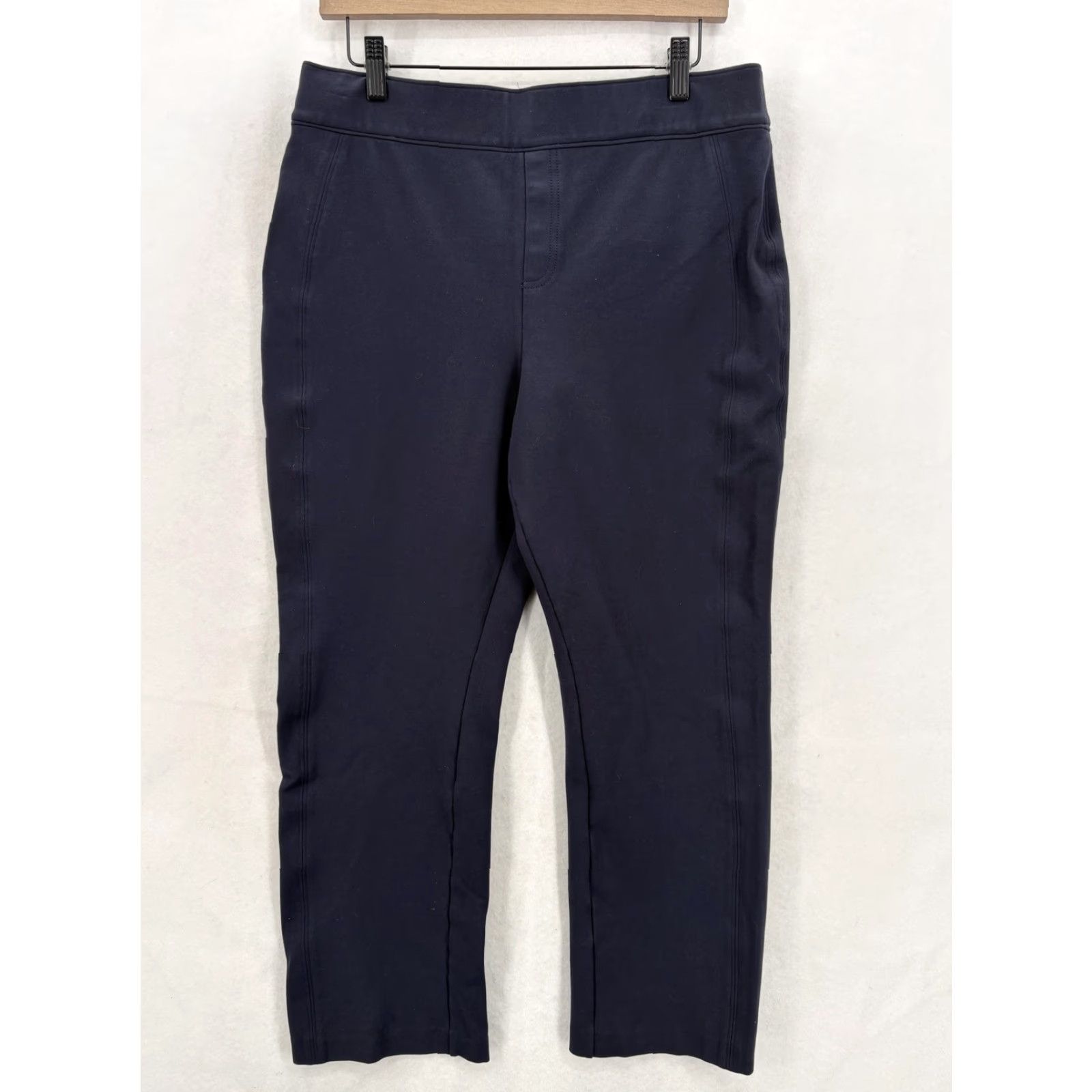 Spanx SPANX SuperSmooth PerfectFit Ponte Slim Straight Pants Womens XL Petite Blue Size 40" / US 18 - 2 Thumbnail