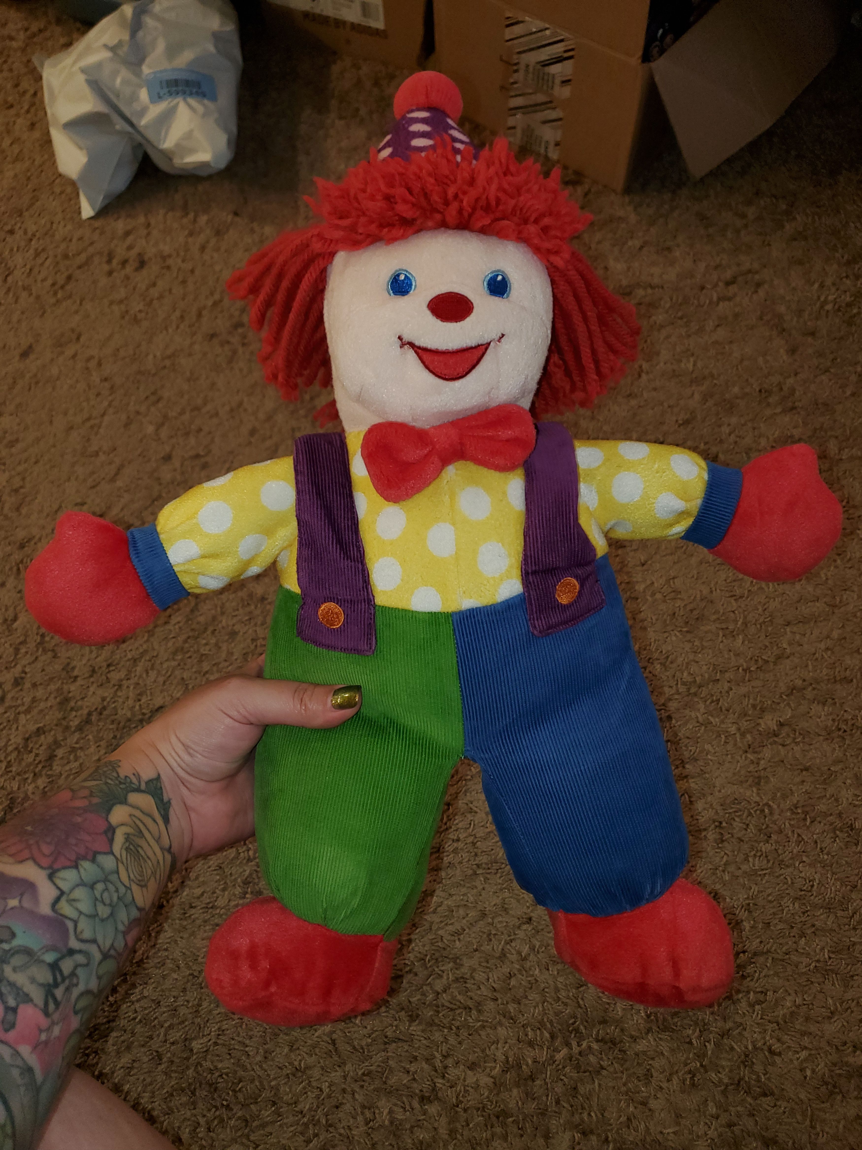 Vintage *VINTAGE* 2005 Gymbo the Clown Plush Size ONE SIZE - 4 Thumbnail