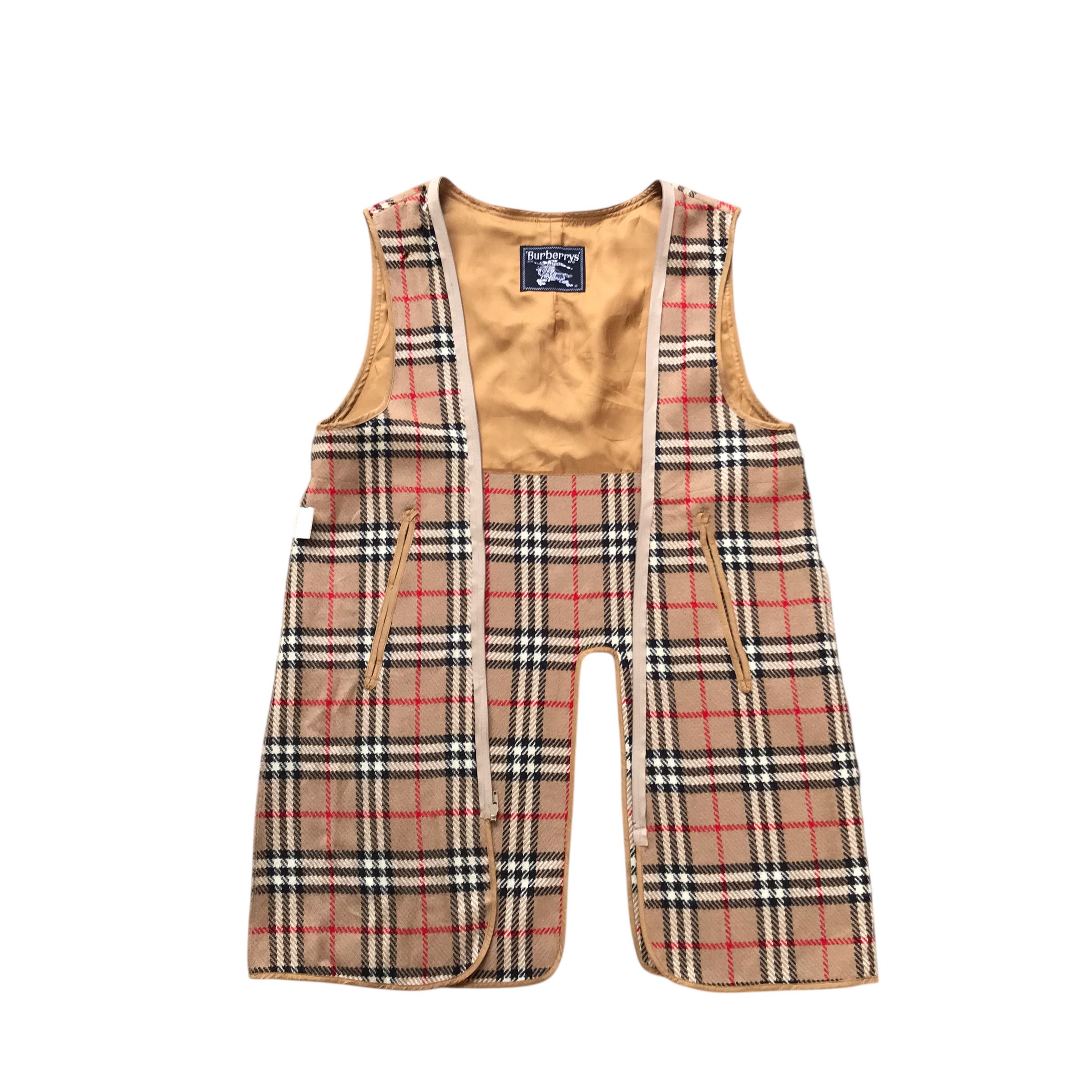 Burberry Vintage Inner Burberry Nova Check Long Jacket Size US S / EU 44-46 / 1 - 1 Thumbnail
