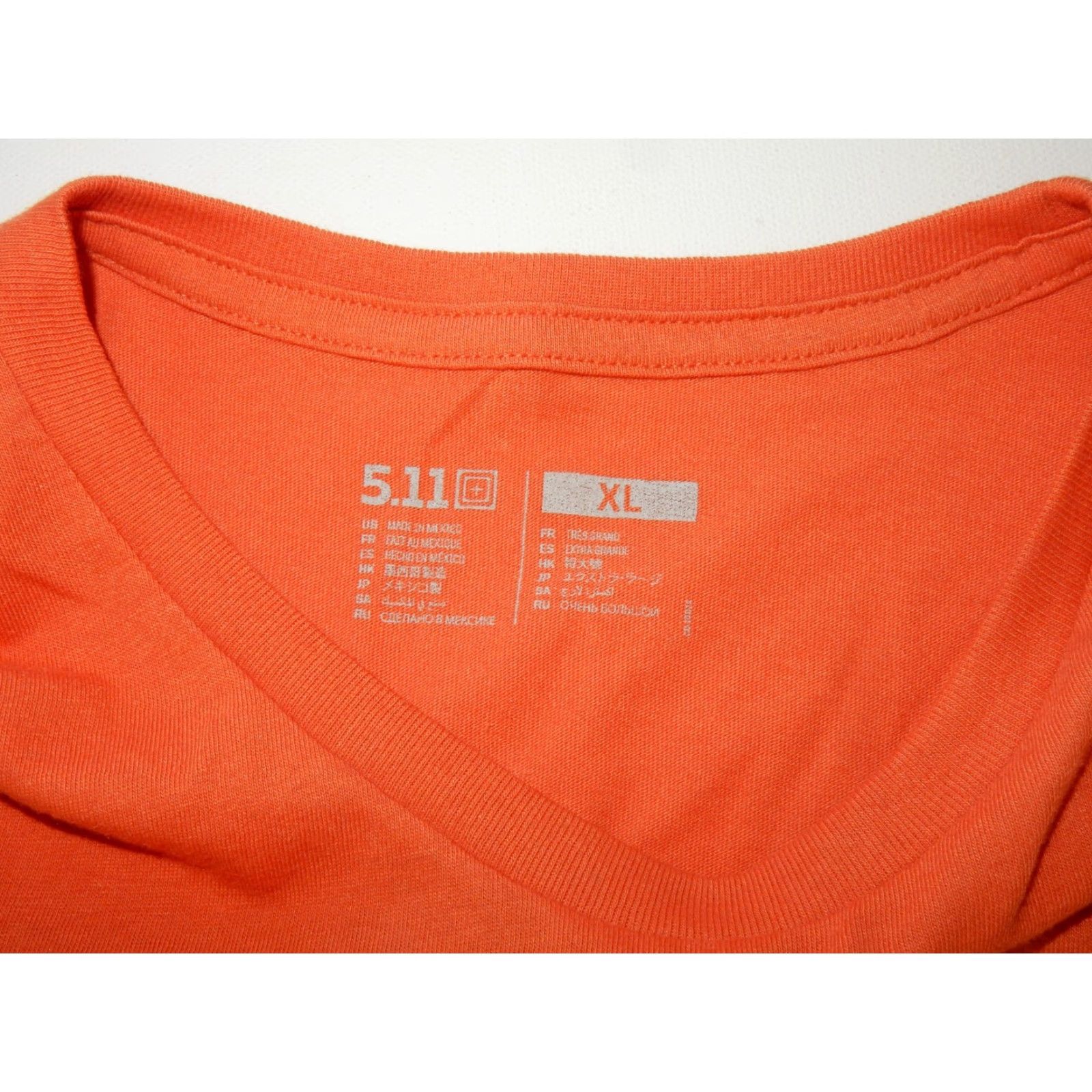 Vintage VINTAGE 5.11 Tactical Men's T-Shirt Short Sleeve Cotton Orange Graphic Print 2XL Size US XXL / EU 58 / 5 - 3 Thumbnail