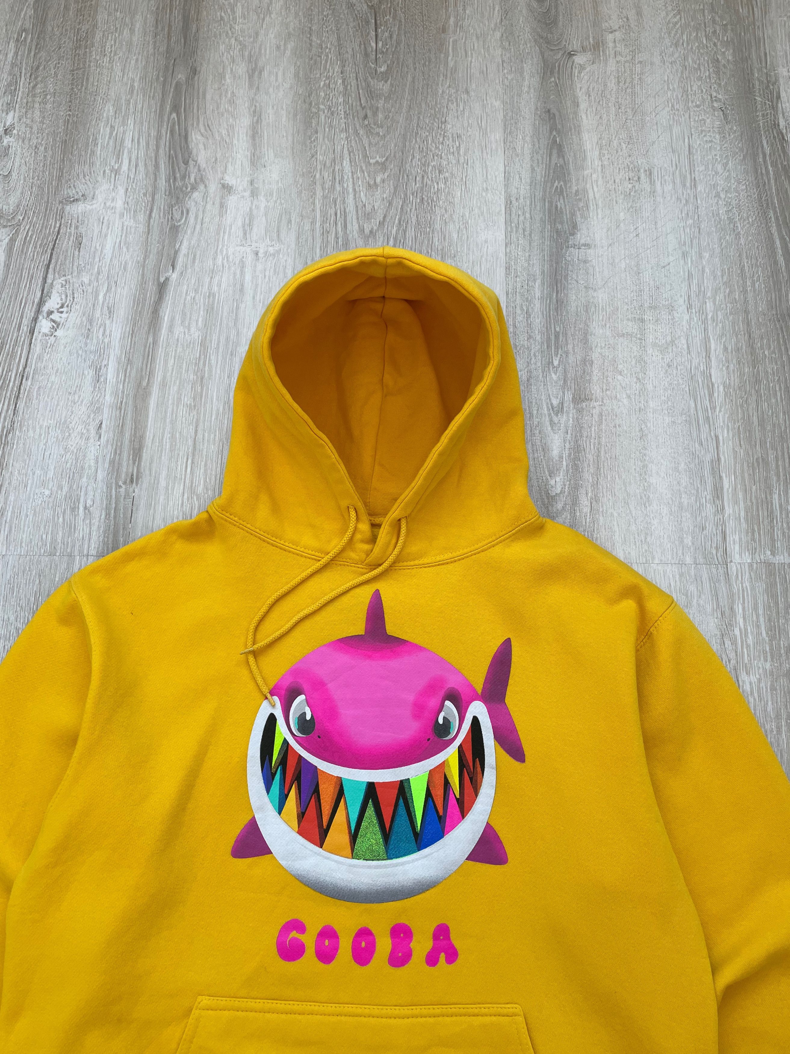 Japanese Brand 6ix9ine Gooba Shark Hoodie Rainbow Pattern With Pocket Size US M / EU 48-50 / 2 - 2 Thumbnail