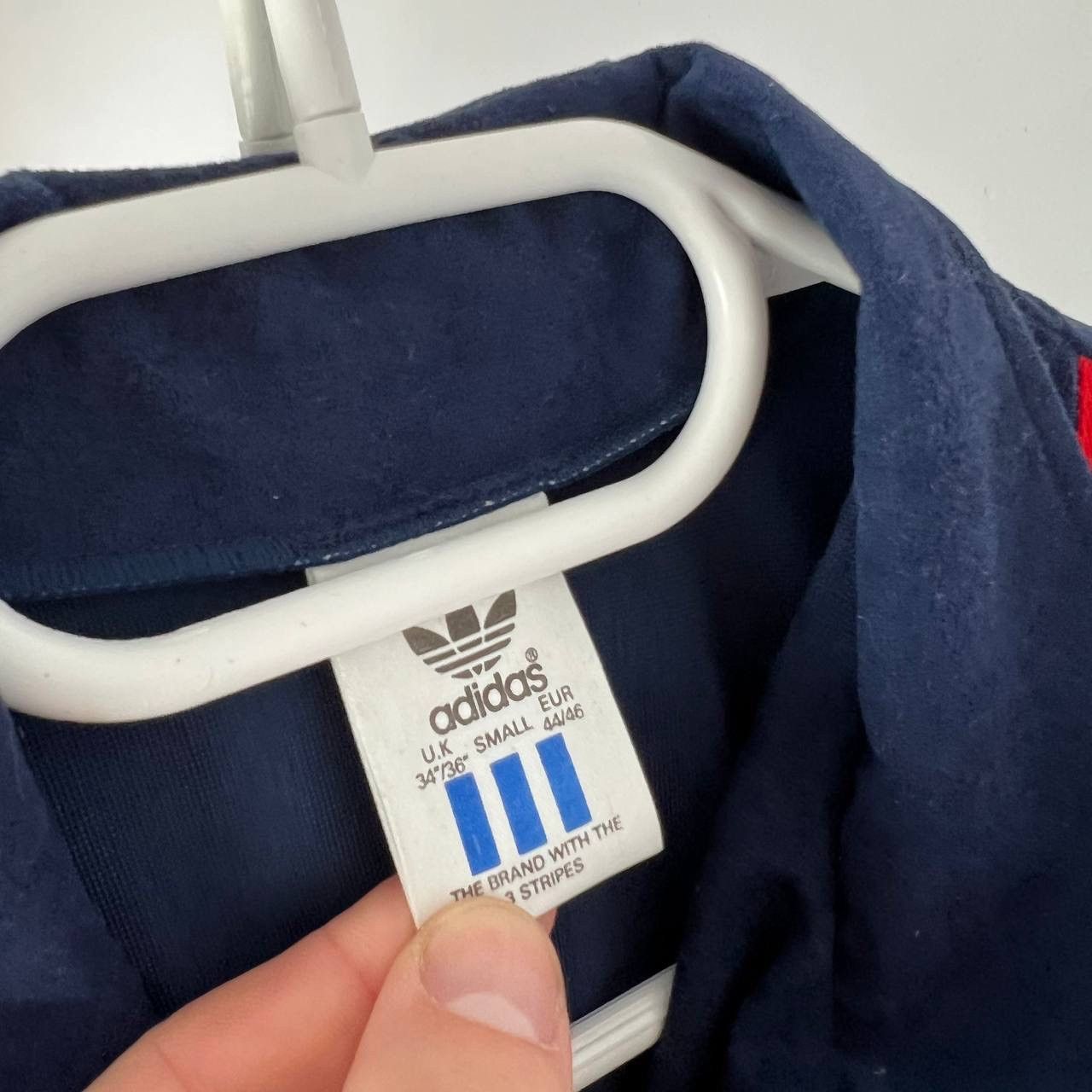 Vintage Vintage 90s Adidas Made in UK Zip Up Retro Track Jacket Size US S / EU 44-46 / 1 - 4 Thumbnail
