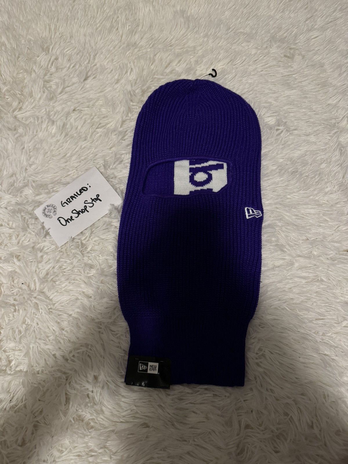 Supreme Supreme x New Era Balaclava Purple Size ONE SIZE - 1 Thumbnail