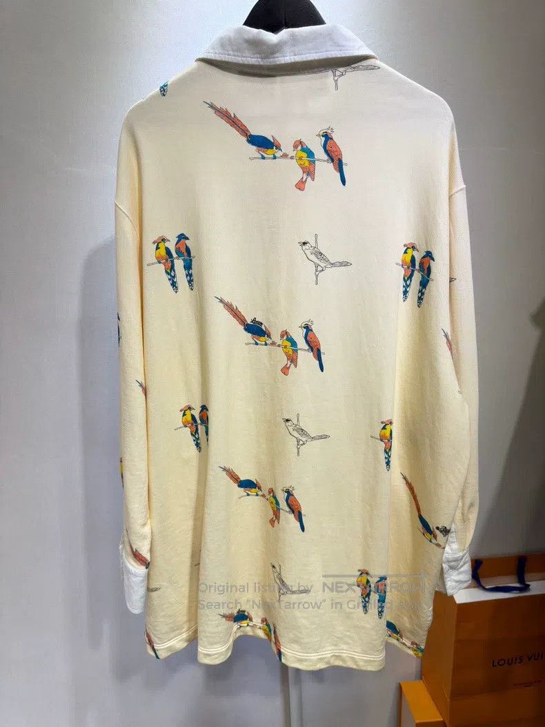 Loewe Loewe Parrot print ivory shirt jacket Size M / US 6-8 / IT 42-44 - 2 Thumbnail