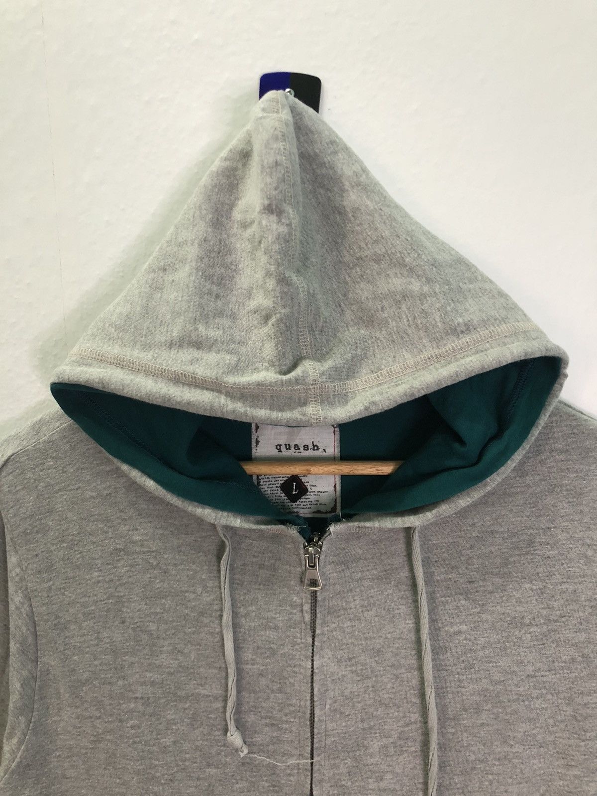Japanese Brand × Vintage Quash Double Layer Hoodie Zip Up Size US XS / EU 42 / 0 - 6 Thumbnail