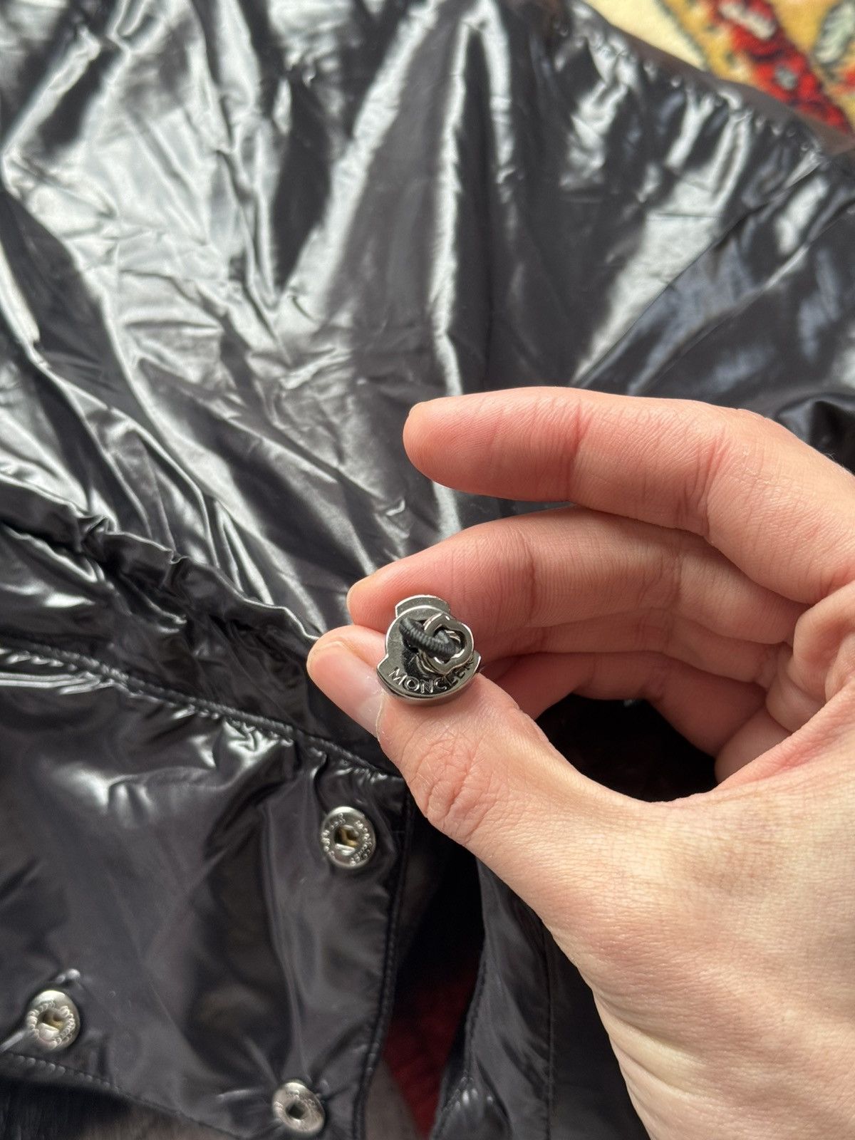 Moncler Moncler fur hood black puffer Size ONE SIZE - 14 Thumbnail