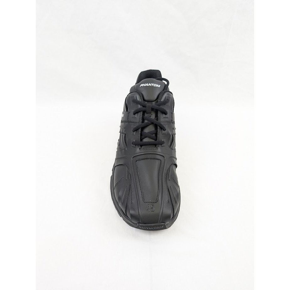 Balenciaga o1rshd1 Nappa Silk Phantom Sneakers in Black Size US 12 / EU 45 - 6 Thumbnail