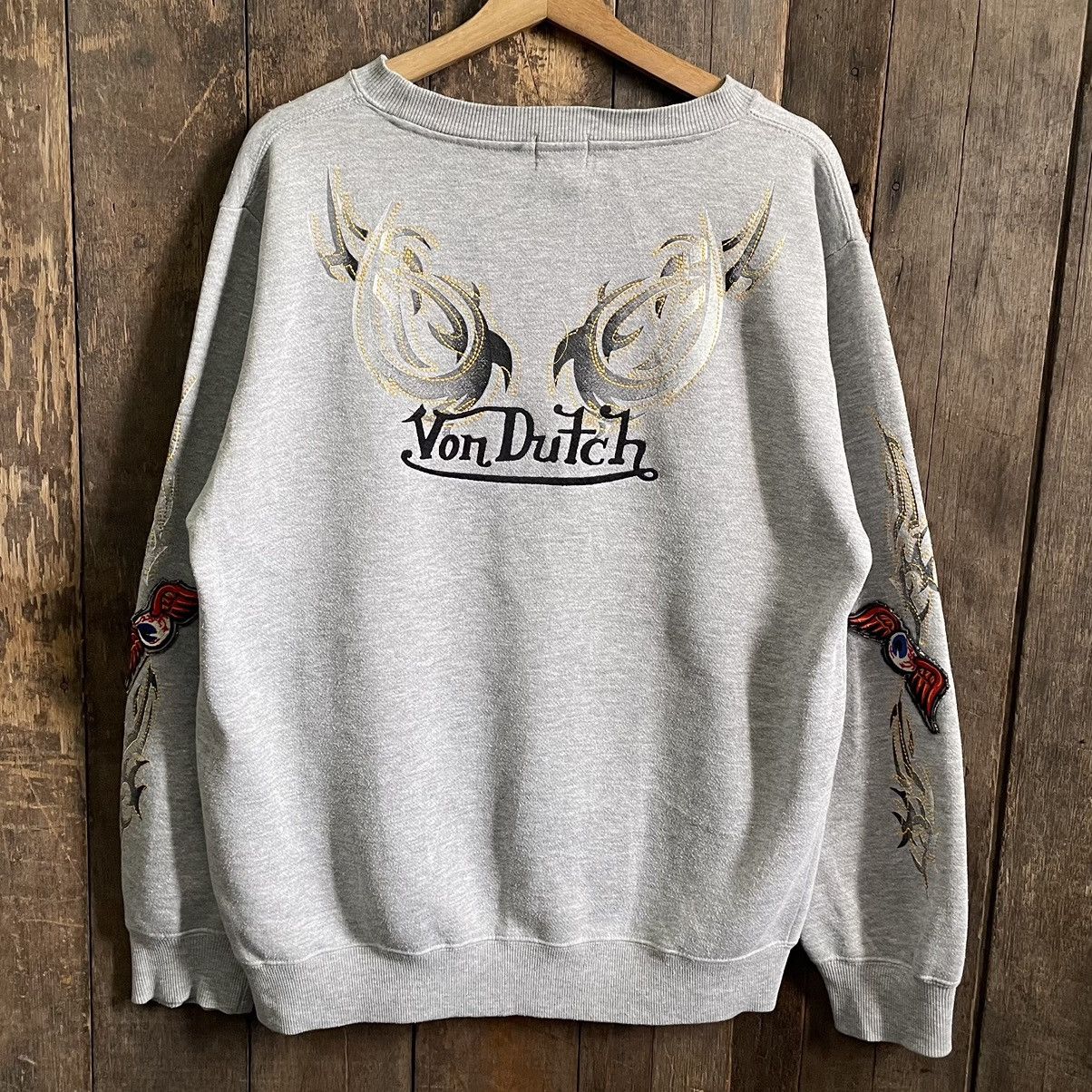 Japanese Brand Vondutch Flying Eyes Crewneck Sweatshirt Size US L / EU 52-54 / 3 - 1 Thumbnail