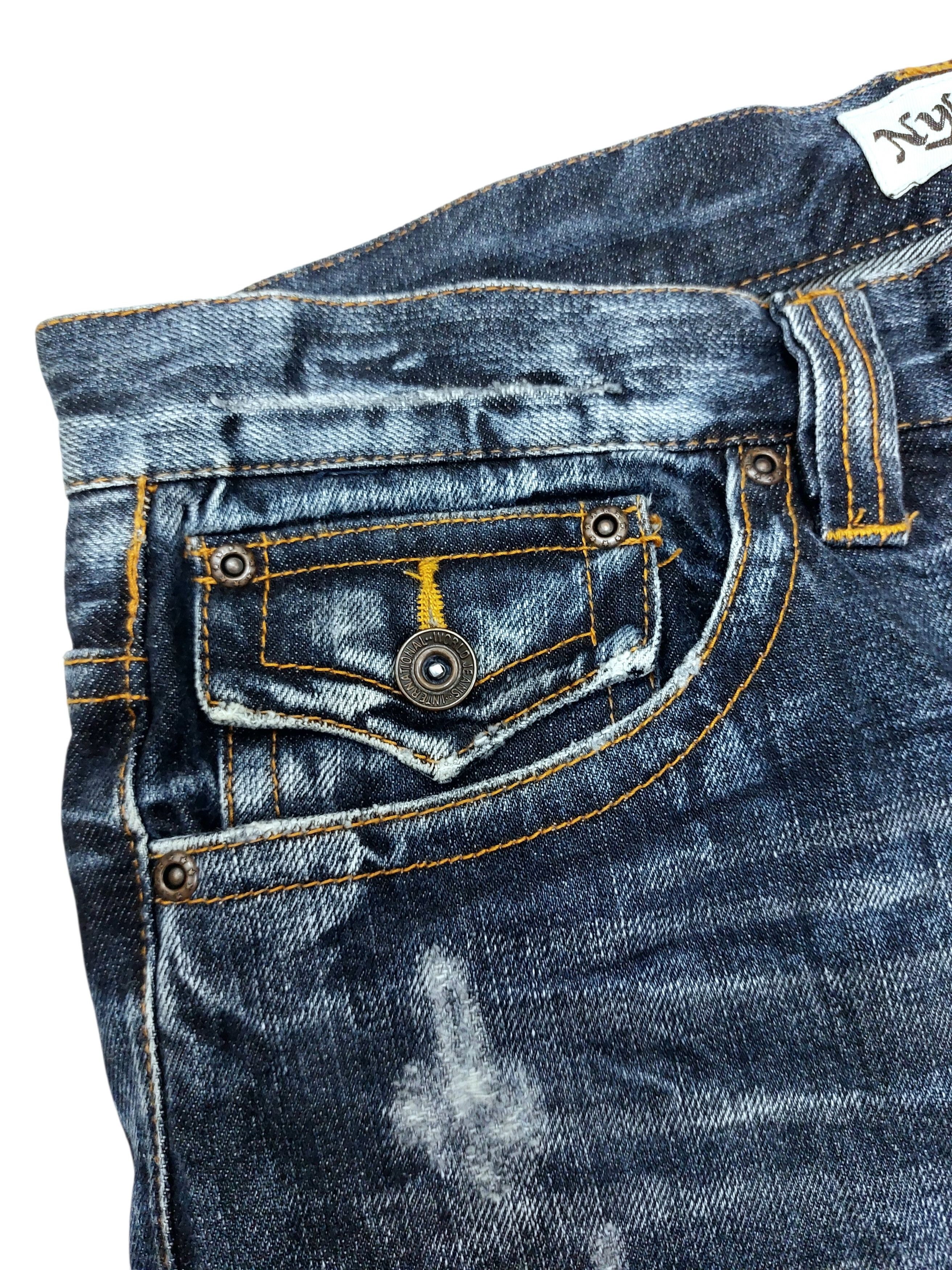 Beauty Beast Vintage Nylaus Japan Flare Jeans Size US 30 / EU 46 - 8 Thumbnail