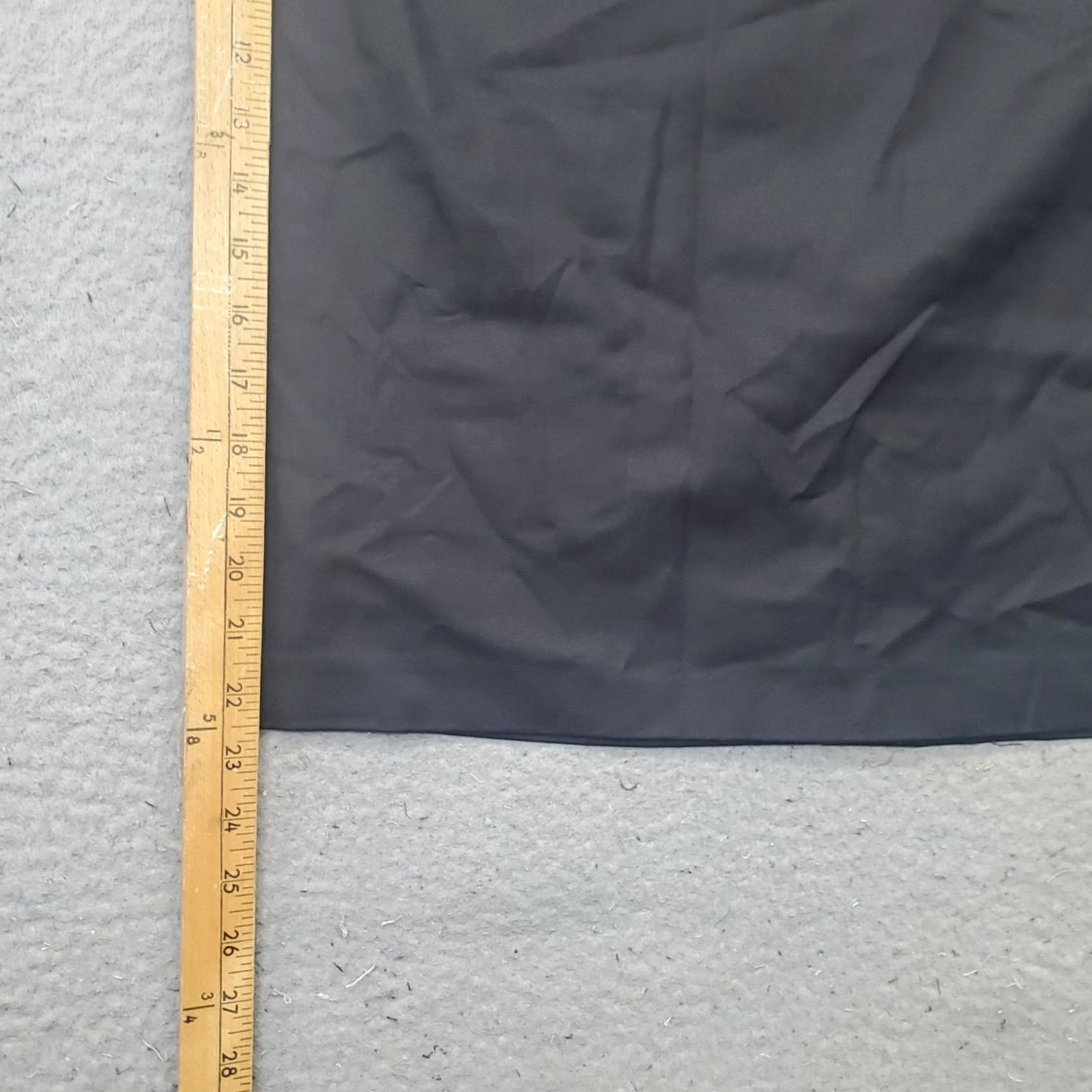 Vintage Dalia Collection Skirt Womens 8 Black Stretch City Fit Low Rise Back Zip Size 30" / US 8 / IT 44 - 2 Thumbnail