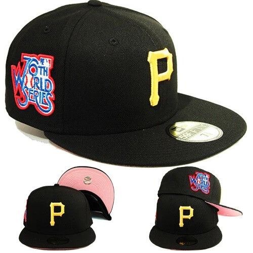 New Era Pittsburgh Pirates New Era Cap 76th World Series Pink UV Size ONE SIZE - 1 Thumbnail