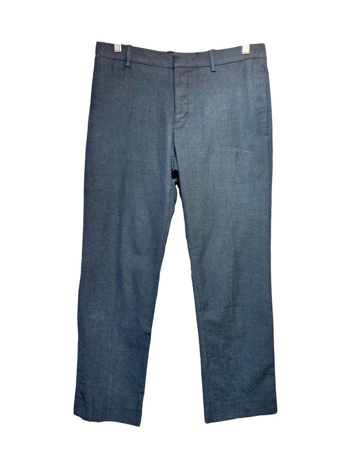 Balenciaga balenciaga tailored pants wool cotton grey blue 46 slim Size US 29 - 1 Thumbnail