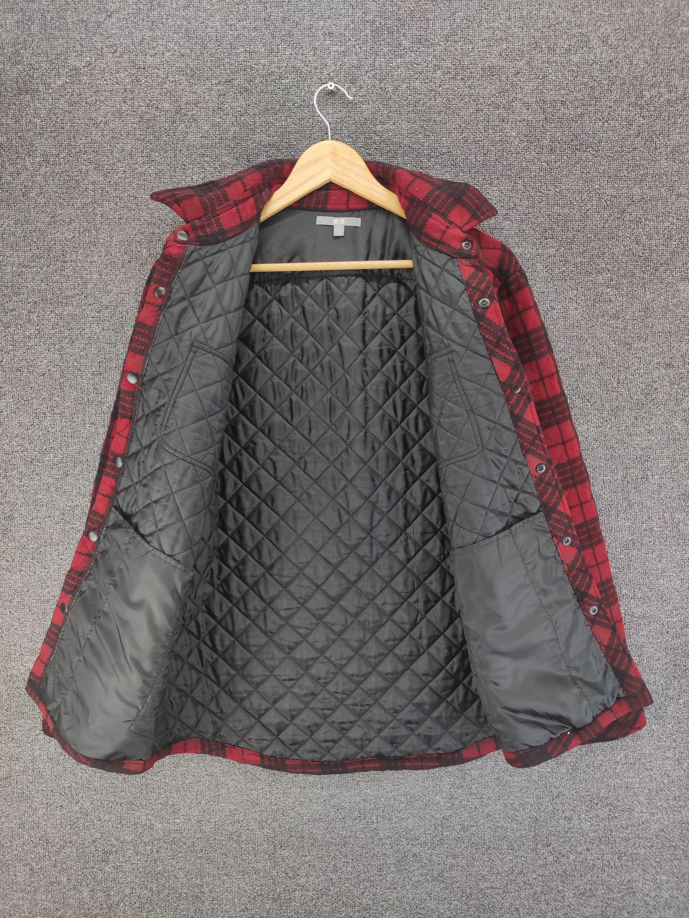 Uniqlo Uniqlo Quilted Shadow Plaid Flannel Jacket Snap Button Size US M / EU 48-50 / 2 - 4 Thumbnail